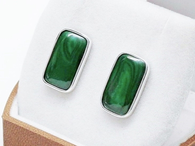 Zdjęcie Kolczyki z malachitami