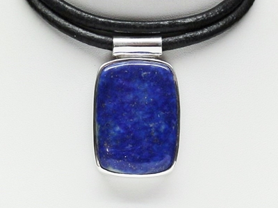 Zdjęcie Prymus-Naszyjnik srebrny z lapis lazuli