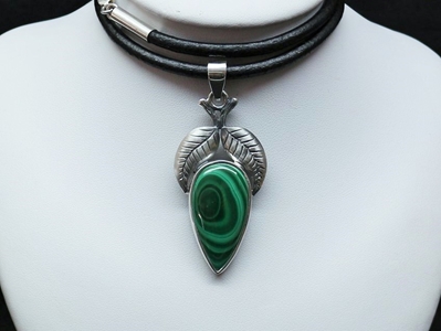 Zdjęcie Zielony akcencik - biżuteria srebrna z malachitem