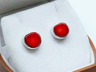 Zdjęcie Wisienki- piękne kolczyki z koralami