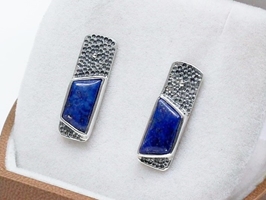 Kolczyki z lapis lazuli