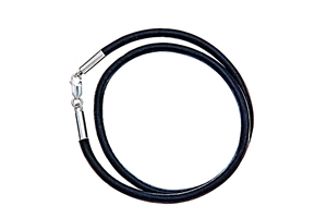 Rzemień 3,5 mm (skóra naturalna)  srebro 925